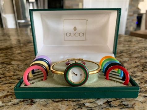 vintage gucci watch color change